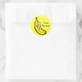 Banaan Guy Gone Bananen Ronde Sticker (Tas)