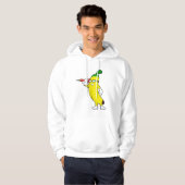 Banaan in Darts met Dart Hoodie (Voorkant volledig)