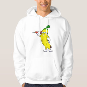 Banaan in Darts met Dart Hoodie