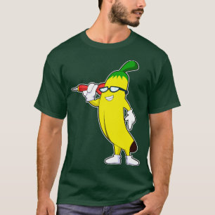 Banaan in Darts met Dart T-shirt