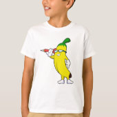 Banaan in Darts met Dart T-shirt (Voorkant)
