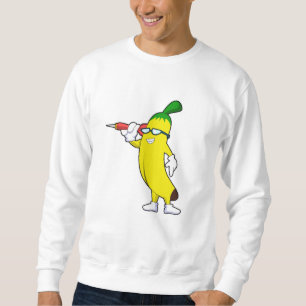 Banaan in Darts met Dart Trui
