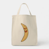 Banaan Jack-o-Lantern Tote Bag (Achterkant)