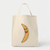 Banaan Jack-o-Lantern Tote Bag (Voorkant)