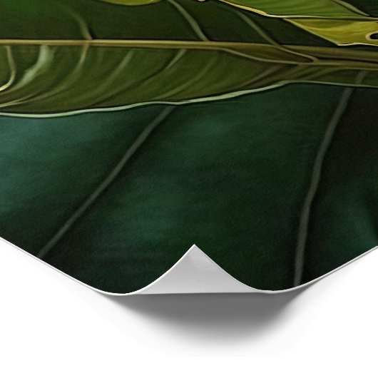 Banaan Leaves Art Print Poster (Hoek)