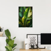 Banaan Leaves Art Print Poster (Thuiskantoor)