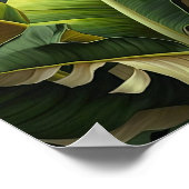 Banaan Leaves Art Print Poster (Hoek)