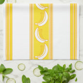 Banaan Luxe Jacquard Strepen Theedoek (Gevouwen)