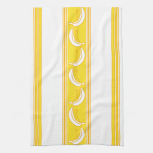 Banaan Luxe Jacquard Strepen Theedoek