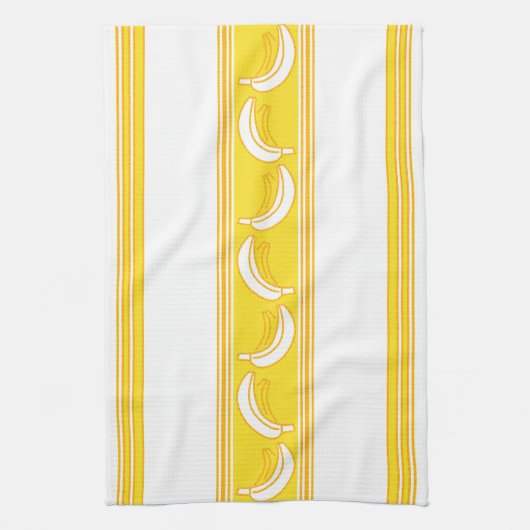 Banaan Luxe Jacquard Strepen Theedoek (Verticaal)