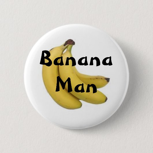 Banaan Man Button (Voorkant)