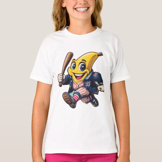 Banaan Man: de held van de fruitwereld T-shirt (Voorkant)