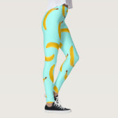 Banaan met lichtblauwe achtergrond leggings (Rechts)