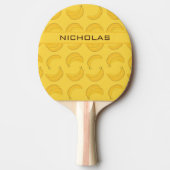 Banaan met Naam Tafeltennisbatje (Voorkant)