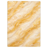 Banaan Milkshake Marmer Textuur Design Klembord (Achterkant)