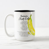 Banaan Mok Cake Recept Grote Maat Mok (Links)