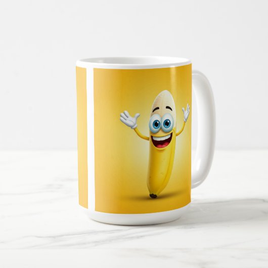 Banaan mokken grappig (Voorkant rechts)