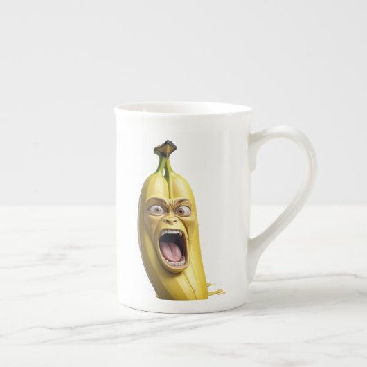 Banaan mokken Grappig gezicht Boos (Rechts)