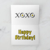 Banaan/Monkey Verjaardag Kaart (Binnen)