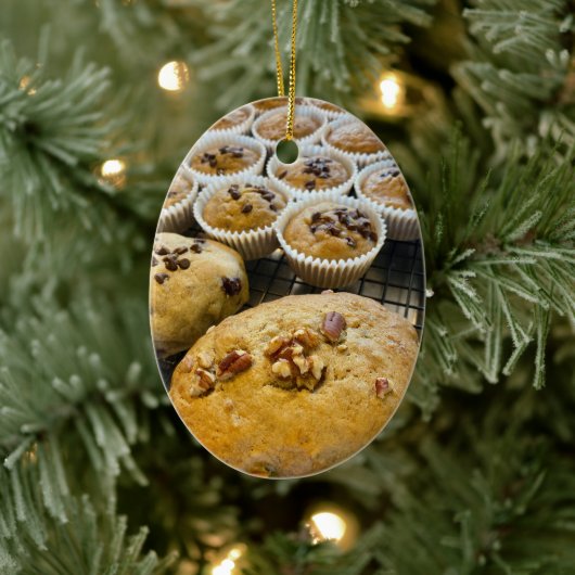Banaan Notenbrood Keramisch Ornament (Boom)