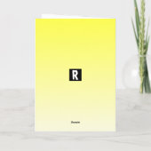 Banaan op Folded Greeting Birthday Kaart (Achterkant)