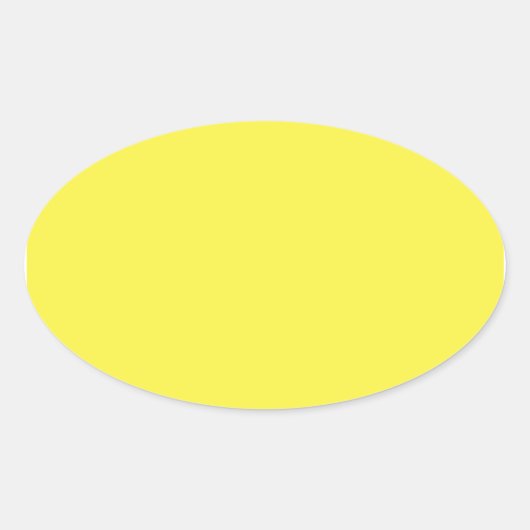 Banaan Ovale Sticker (Voorkant)