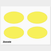 Banaan Ovale Sticker (Vel)