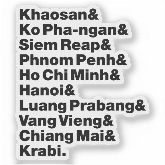 Banaan Pannenkoek Trail / Circuit Sticker (Voorkant)