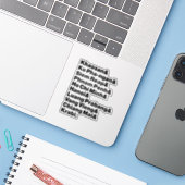 Banaan Pannenkoek Trail / Circuit Sticker (Laptop met iPhone)