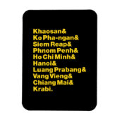 Banaan Pannenkoeken Trail / Circuit Magneet (Verticaal)