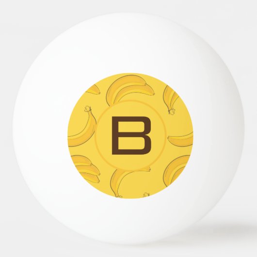 Banaan Ping Pong Bal Pingpongbal (Voorkant)