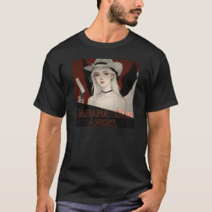 Banaan pistool engel t-shirt