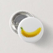 Banaan Placeholder Ronde Button 3,2 Cm (Voorkant /achterkant)