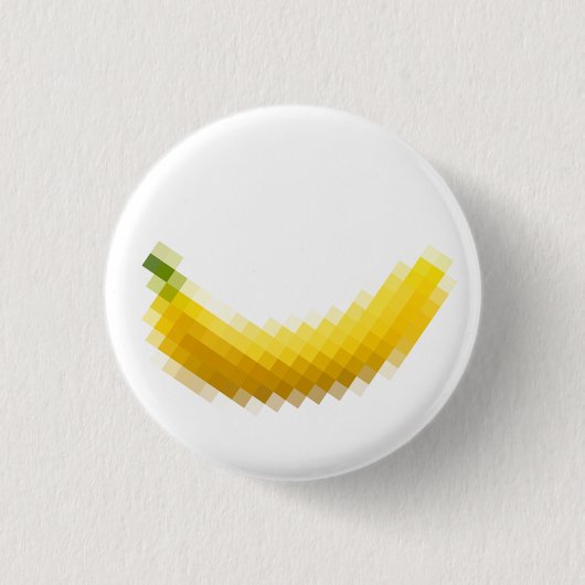 Banaan Placeholder Ronde Button 3,2 Cm (Voorkant)