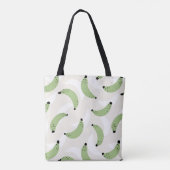 Banaan Pop Sage Green Tote Bag (Achterkant)