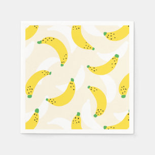 Banaan Pop Yellow Cream Servet