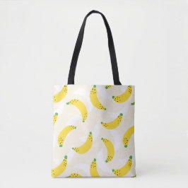 Banaan Pop Yellow Cream Tote Bag