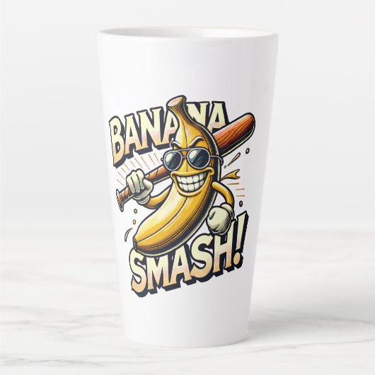 Banaan Power-Up Latte Mok (Voorkant)