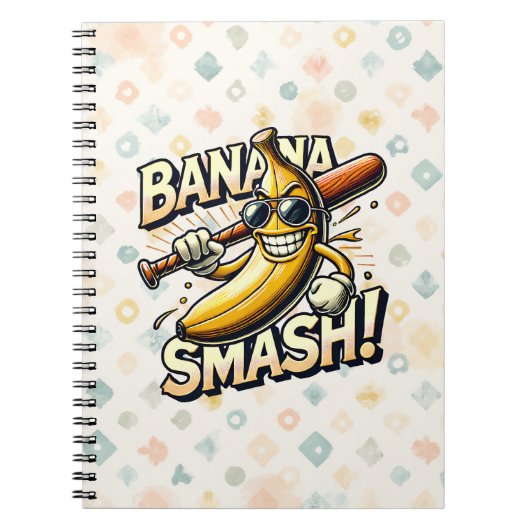 Banaan Power-Up Notitieboek (Voorkant)