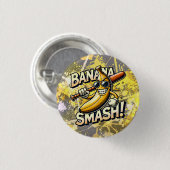 Banaan Power-Up Ronde Button 3,2 Cm (Voorkant /achterkant)