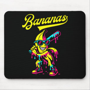Banaan Retro Throwback Populaire Fruit Baseball Ba Muismat