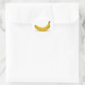 banaan ronde sticker (Tas)