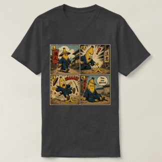 Banaan Ronin Uitglijder — Grappige Bushido Strip T-shirt