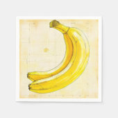 Banaan schetsschema servet (Voorkant)