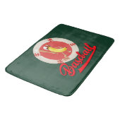 Banaan Slagger Grappig Baseball Aangepast Grafisch Badmat (Gekanteld)