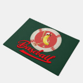 Banaan Slagger Grappig Baseball Aangepast Grafisch Deurmat (Schuin)