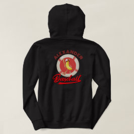Banaan Slagger Grappig Baseball Aangepast Grafisch Hoodie