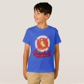 Banaan Slagger Grappig Baseball Aangepast Grafisch T-shirt (Voorkant volledig)