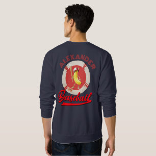 Banaan Slagger Grappig Baseball Aangepast Grafisch Trui
