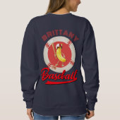 Banaan Slagger Grappig Baseball Aangepast Grafisch Trui (Achterkant)